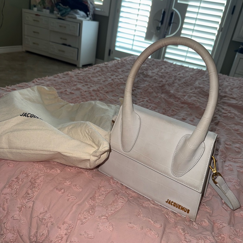 Jacquemus White Leather Handbag